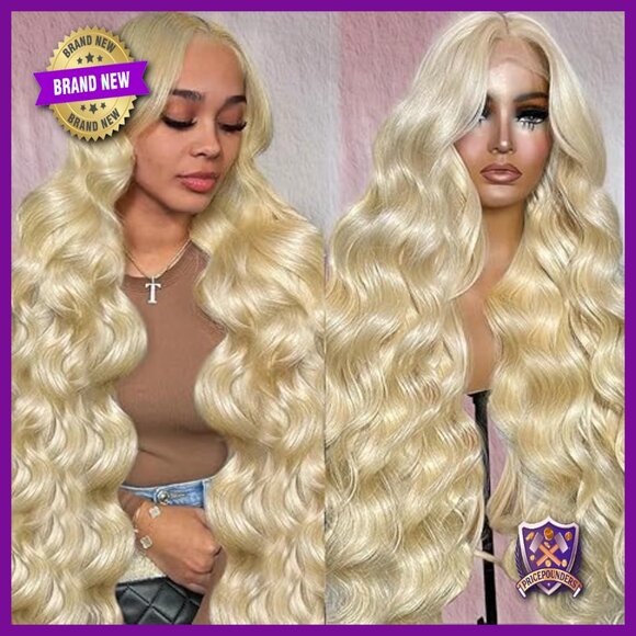 13x6 Lace Front Wig Human Hair 200% Density Body Wave 30 Inch